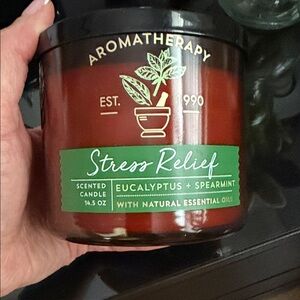 Bath and body works therapy Aromatherapy Stress Relief Scented Candle
